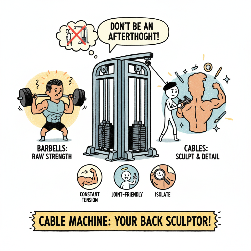 Cable Back Exercises: The Secret to a V-Taper You’re Ignoring