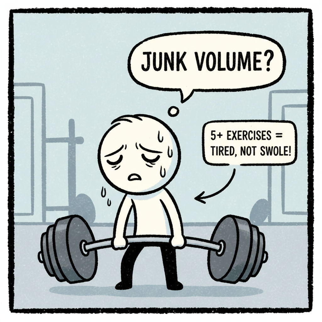 The Optimal Number of Exercises When You Train a Muscle Every 3 Days